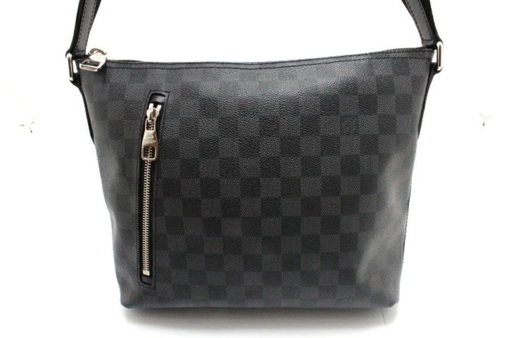 LOUIS VUITTON Mick Shoulder Bag Damier Graphite Black